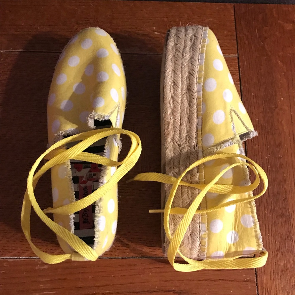 Betsy Johnson espadrilles platform